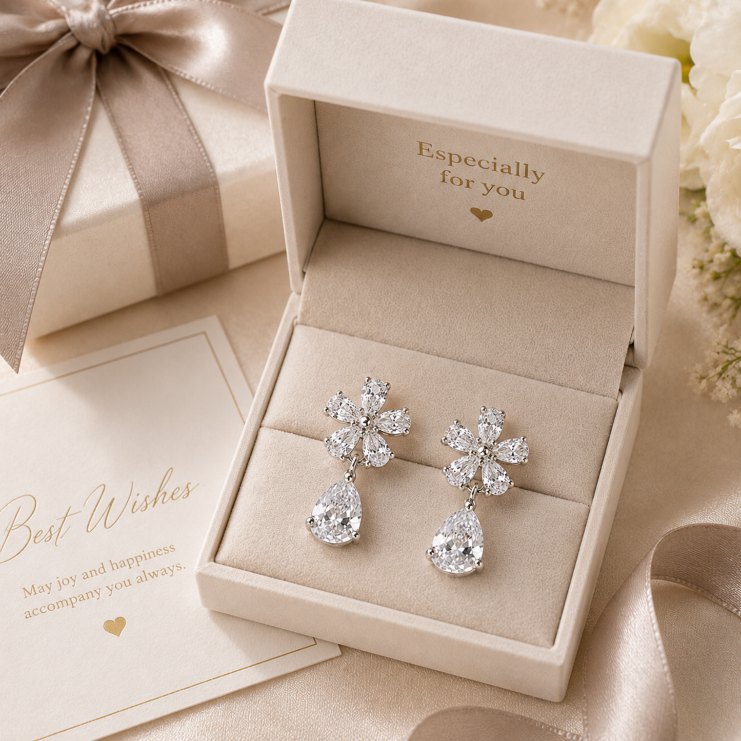 Crystal Bloom Earrings