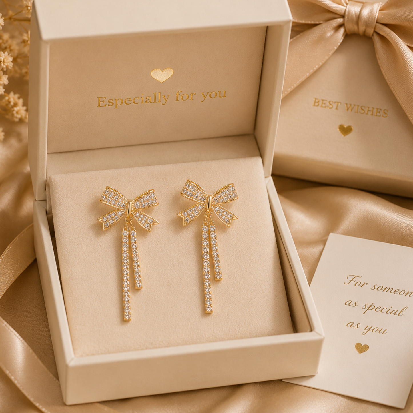 Elegant Ribbon Drops