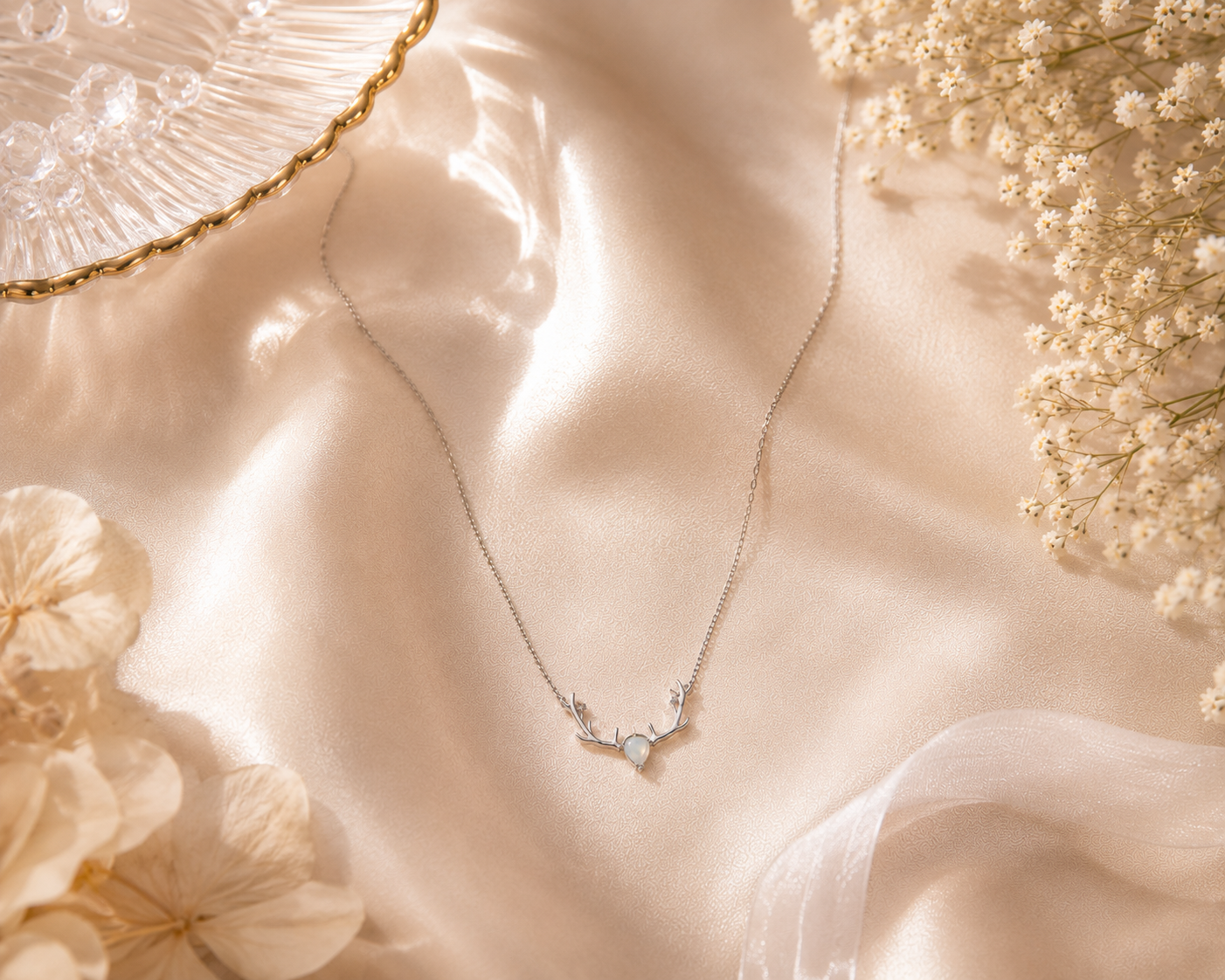 Aurora Antler Necklace