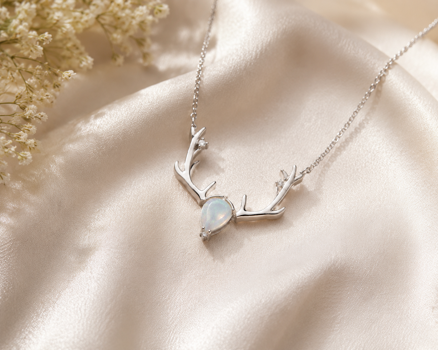 Aurora Antler Necklace