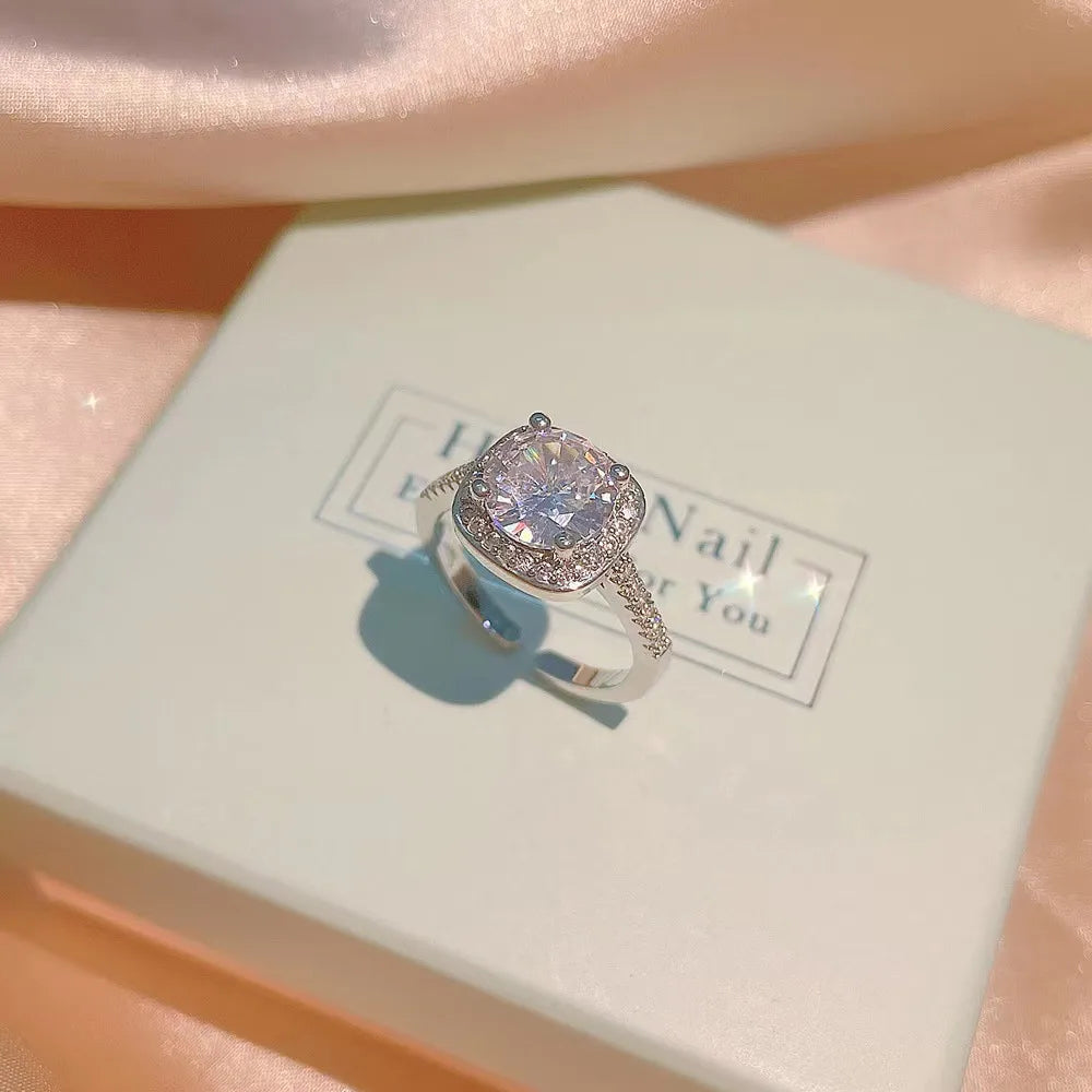 Radiant Halo Ring