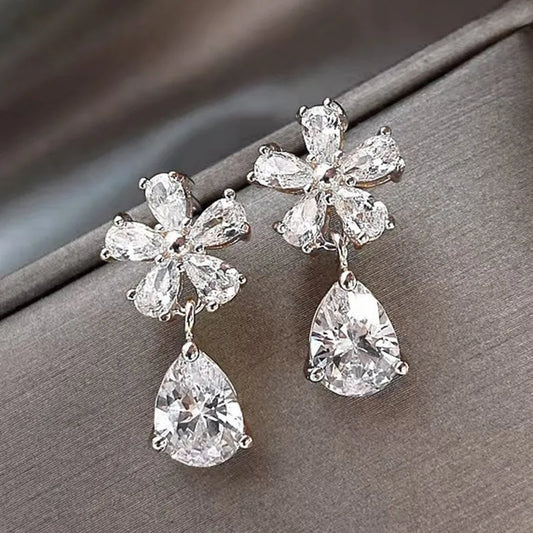 Crystal Bloom  Earrings